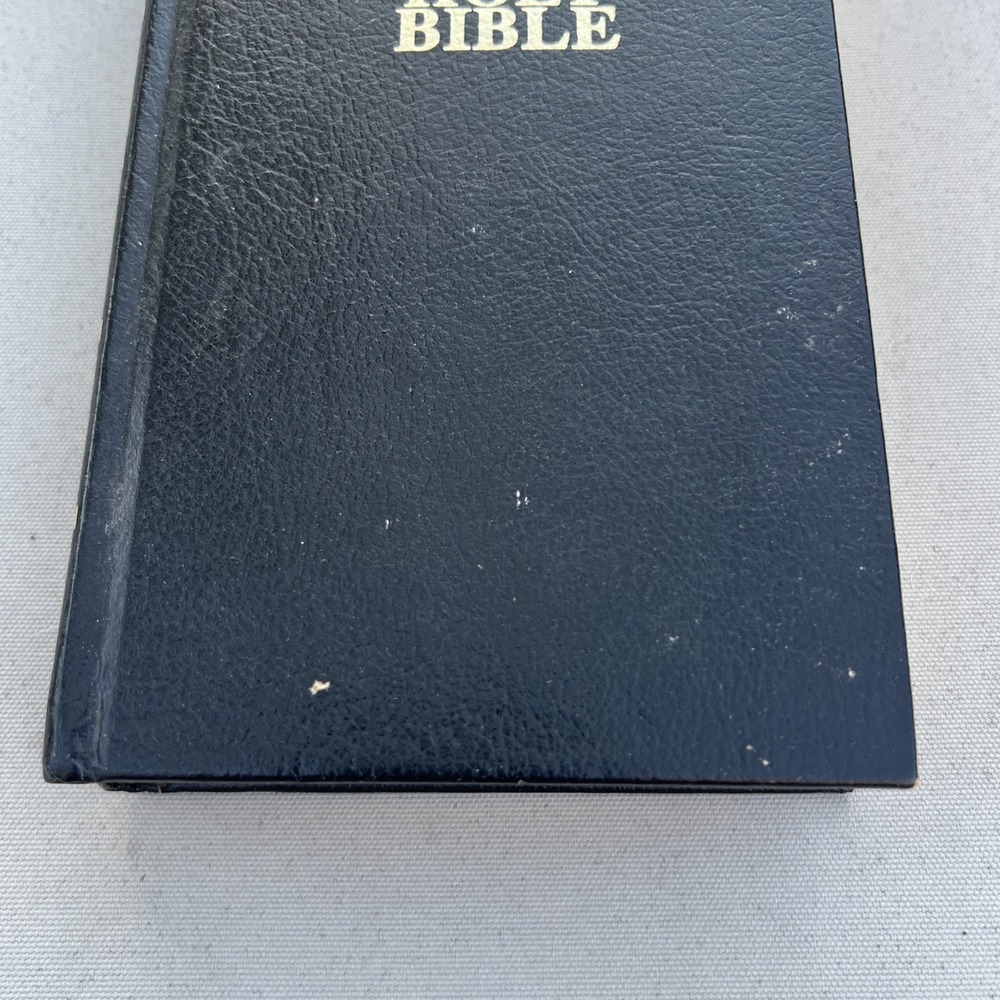 Vtg 1988 KJV Holy Bible Red Letter Edition Dictionary Concordance Leather - Picture 2 of 10
